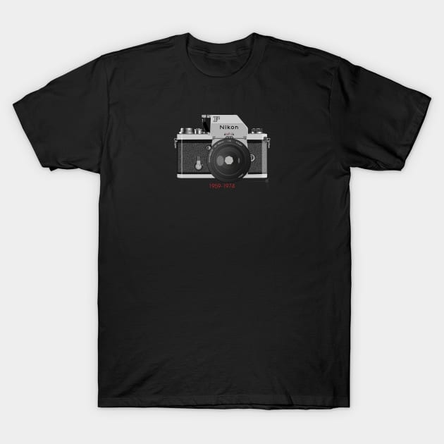 Nikon F T-Shirt by Jun Pagano